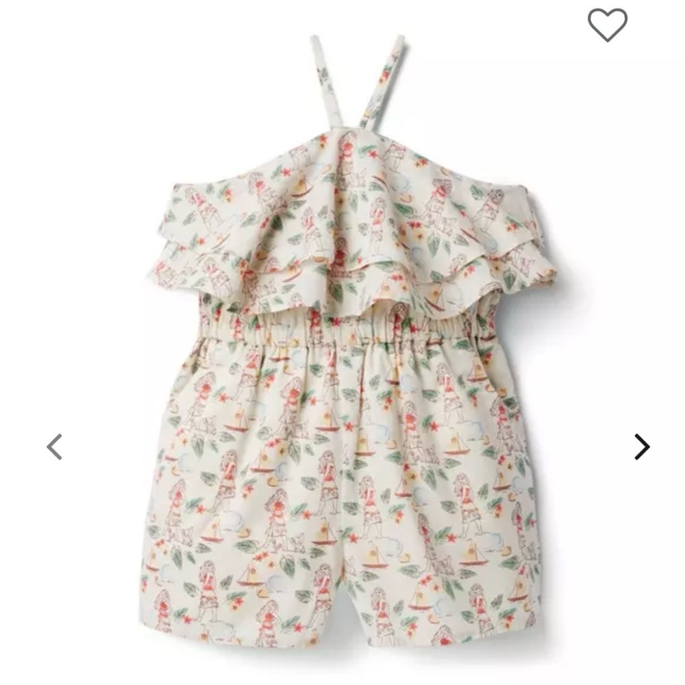 Janie and Jack Disney Moana Halter
Ruffle Romper NWT